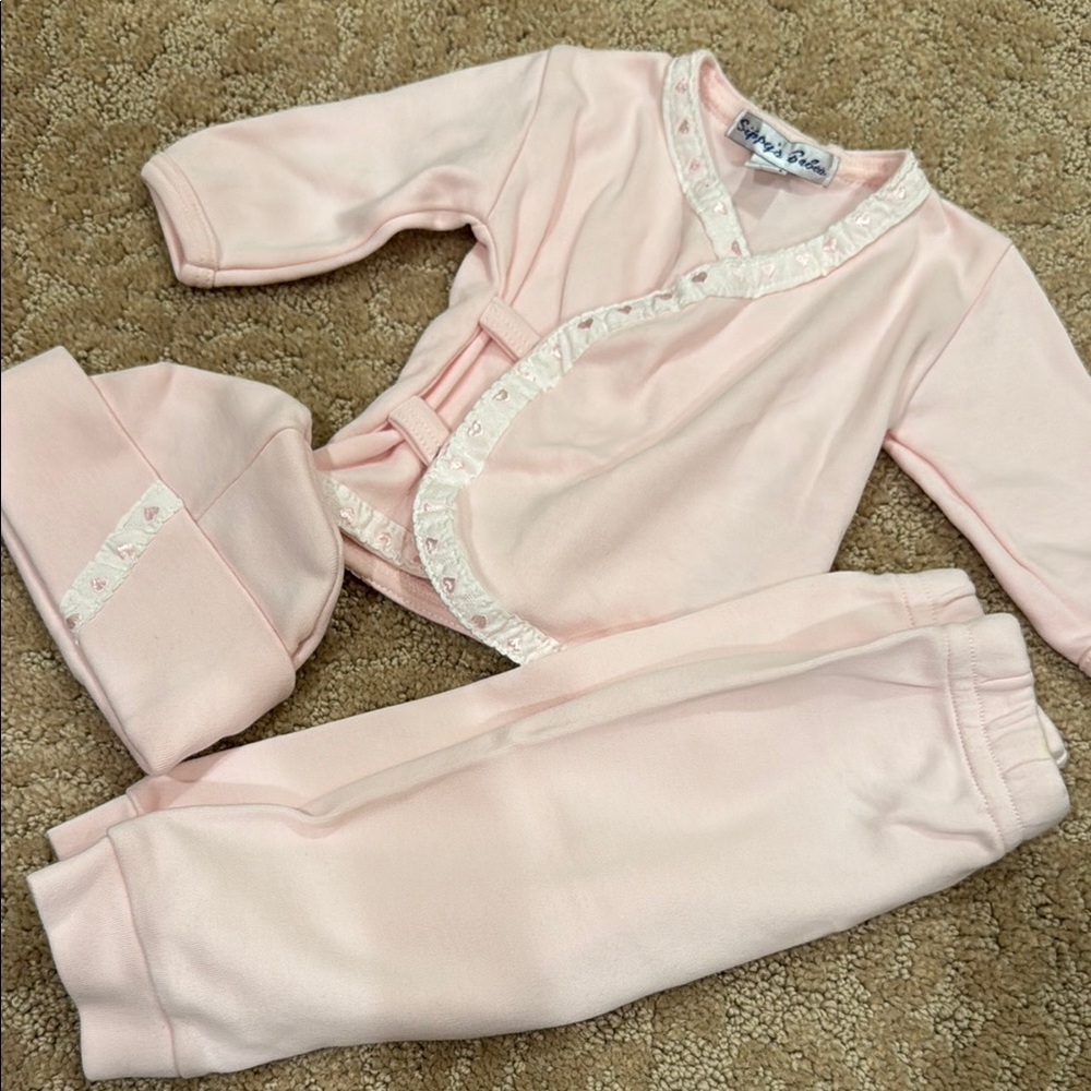 Baby Pink Pima take home set